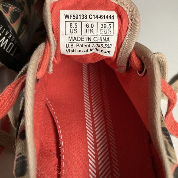 Keds Casual Sneakers (Women’s Size 8.5 ) • Leopard • Canvas Shoes • NEW - Picture 5 of 7